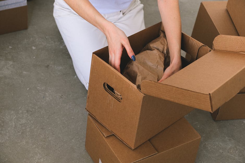 Televizyon ve elektronik eşya güvenli paketleme
